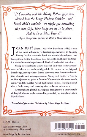 The Adventures and Misadventures of the Extraordinary and Admirable Joan Orpi, Conquistador and Founder of New Catalonia: A Novel - Max Besora [KSIĄŻKA]