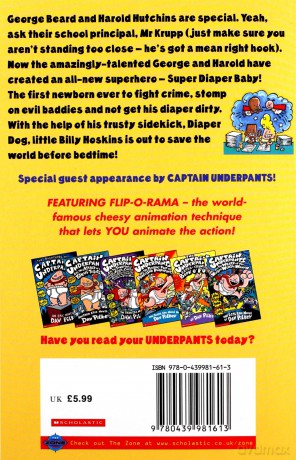 The Adventures of Super Diaper Baby (Captain Underpants) - Dav Pilkey [KSIĄŻKA]