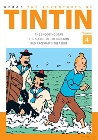 The Adventures of Tintin Volume 4: Volume 4: The Shooting Star, The Secret of the Unicorn, Red Rackhams Treasure [KSIĄŻKA]
