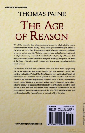 The Age of Reason: Being an Investigation of True and Fabulous Theology - Thomas Paine [KSIĄŻKA]
