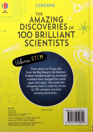 The Amazing Discoveries of 100 Brilliant Scientists - Abigail Wheatley [KSIĄŻKA]