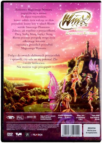 Winx Club: Tajemnica Zaginionego Królestwa [DVD]