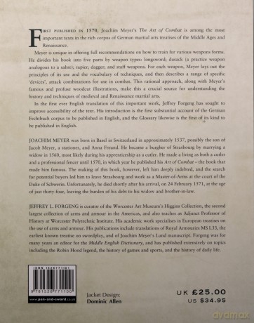 The Art of Combat: A German Martial Arts Treatise of 1570 - Joachim Meyer [KSIĄŻKA]