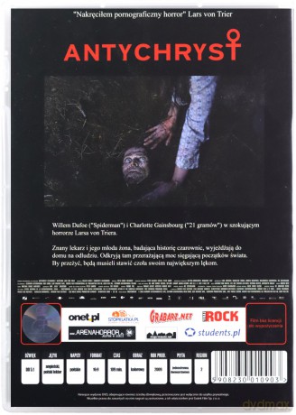 Antychryst nieocenzurowana wersja reżyserska [DVD]