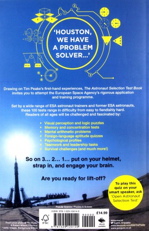 The Astronaut Selection Test Book: Do You Have What it Takes for Space - Tim Peake [KSIĄŻKA]