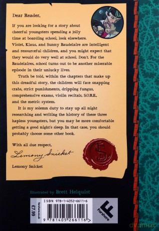 The Austere Academy: A Series of Unfortunate Events, Vol. 5 - Lemony Snicket [KSIĄŻKA]
