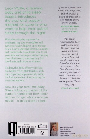 The Baby Sleep Solution: The stay-and-support method to help your baby sleep through the night - Lucy Wolfe [KSIĄŻKA]