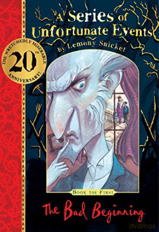 The Bad Beginning 20th anniversary gift edition: A gorgeous hardback copy with red reading ribbon (A Series of Unfortunate Events) - Lemony Snicket [KSIĄŻKA]