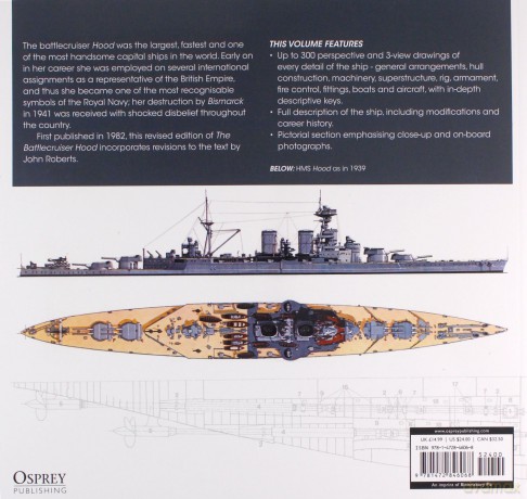 The Battlecruiser Hood (Anatomy of The Ship) - John Roberts [KSIĄŻKA]