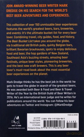 The Beer Bucket List: A travel-sized guide to over 150 of the best beer experiences on the planet - Mark Dredge [KSIĄŻKA]
