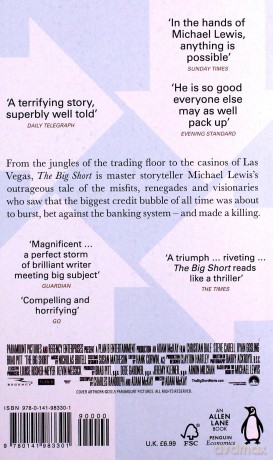 The Big Short: Inside the Doomsday Machine - Michael Lewis [KSIĄŻKA]
