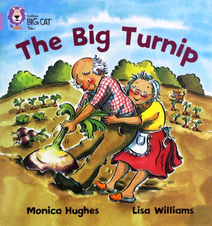 The Big Turnip: The traditional story of The Enormous Turnip is retold through humorous illustrations. (Collins Big Cat) - Monica Hughes [KSIĄŻKA]
