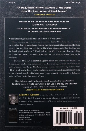 The Black Hole War: My Battle with Stephen Hawking to Make the World Safe for Quantum Mechanics - Leonard Susskind [KSIĄŻKA]