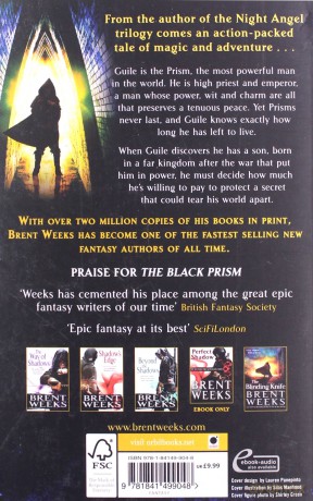 The Black Prism: Book 1 of Lightbringer - Brent Weeks [KSIĄŻKA]