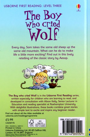 The Boy Who Cried Wolf (First Reading Series 3): 1 - Mairi Mackinnon [KSIĄŻKA]