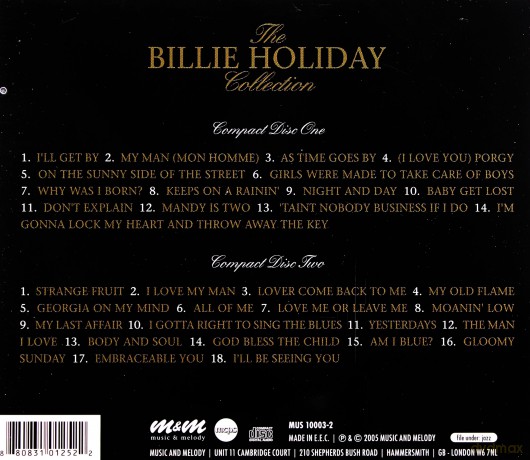 The Billie Holiday Collection [2CD]