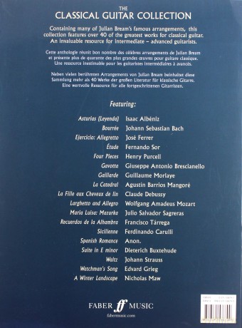 The Classical Guitar Collection (Guitar Score): 48 Great Classical Guitar Solos for Intermediate to Advanced Level Players (Faber Edition) [KSIĄŻKA]