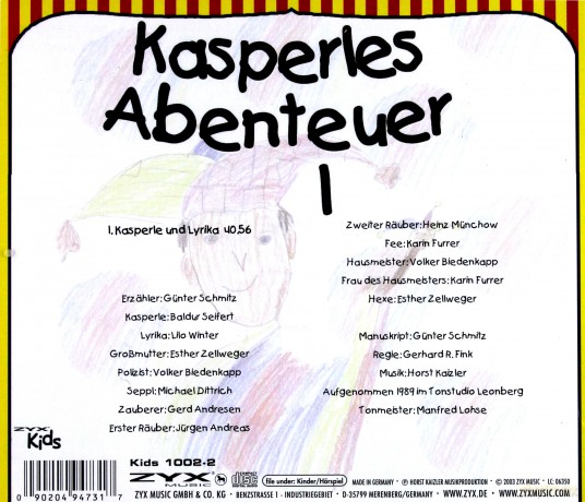 Kasperles Abenteuer Vol. 1 [CD]