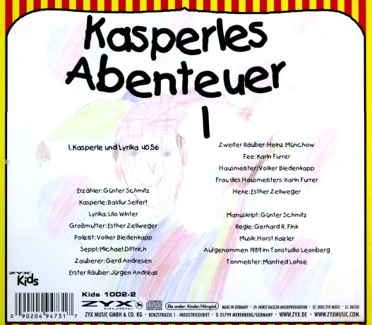 Kasperles Abenteuer Vol. 1 [CD]