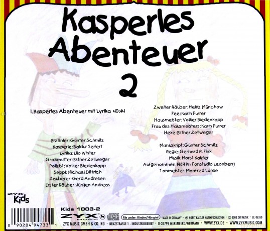 Kasperles Abenteuer Vol. 2 [CD]
