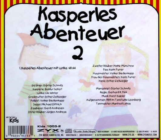 Kasperles Abenteuer Vol. 2 [CD]