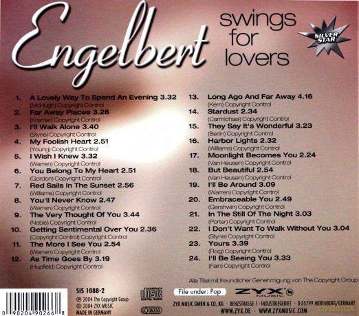 Swings For Lovers [CD]