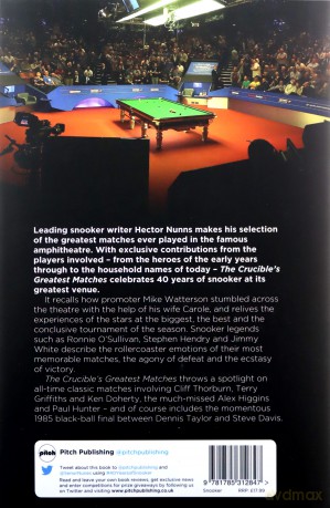 The Crucible's Greatest Matches: Forty Years of Snooker's World Championship in Sheffield - Hector Nunns [KSIĄŻKA]
