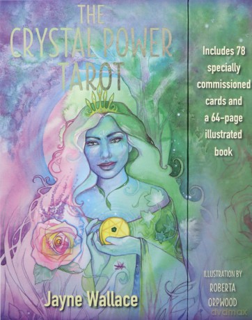 The Crystal Power Tarot: Includes a full deck of 78 specially commissioned tarot cards and a 64-page illustrated book - Jayne Wallace [KSIĄŻKA]