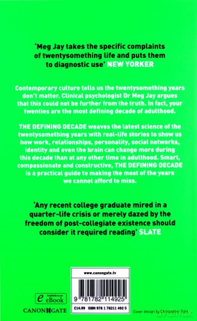 The Defining Decade: Why Your Twenties Matter and How to Make the Most of Them Now - Dr Meg Jay [KSIĄŻKA]