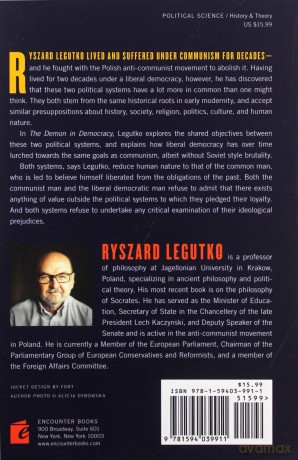 The Demon in Democracy: Totalitarian Temptations in Free Societies - Ryszard Legutko [KSIĄŻKA]