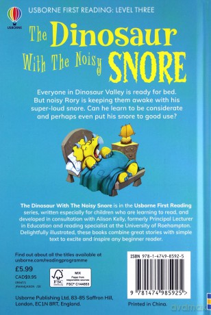 The Dinosaur with the Noisy Snore (First Reading Series 3): 1 (First Reading Level 3: Dinosaur Tales) - Russell Punter [KSIĄŻKA]