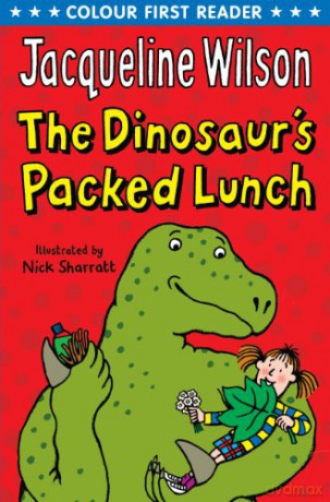 The Dinosaur's Packed Lunch (Colour First Reader) - Jacqueline Wilson [KSIĄŻKA]