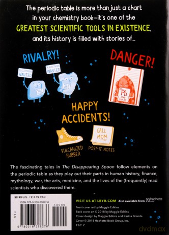 The Disappearing Spoon: And Other True Tales of Rivalry, Adventure, and the History of the World from the Periodic Table of the Elements (Young Readers Edition) - Sam Kean [KSIĄŻKA]
