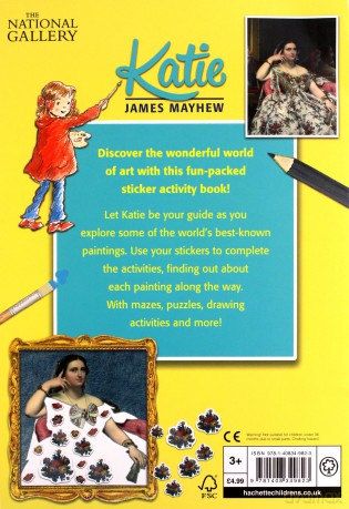 The National Gallery Discover Art with Katie: Activities with over 150 stickers - James Mayhew [KSIĄŻKA]