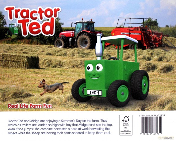Tractor Ted A Summer's Day - alexandra heard [KSIĄŻKA]