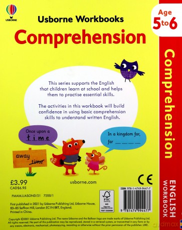Usborne Workbooks Comprehension 5-6 - Watson Hannah [KSIĄŻKA]