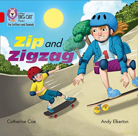 Zip and Zigzag Big Book: Band 02A/Red A (Collins Big Cat Phonics for Letters and Sounds) - Catherine Coe [KSIĄŻKA]