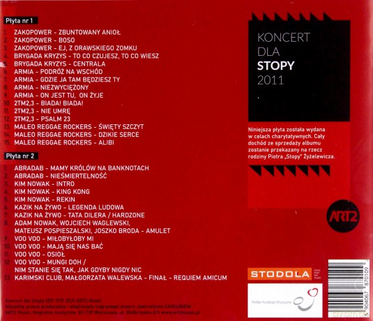 Koncert dla Stopy 2011 [2CD]