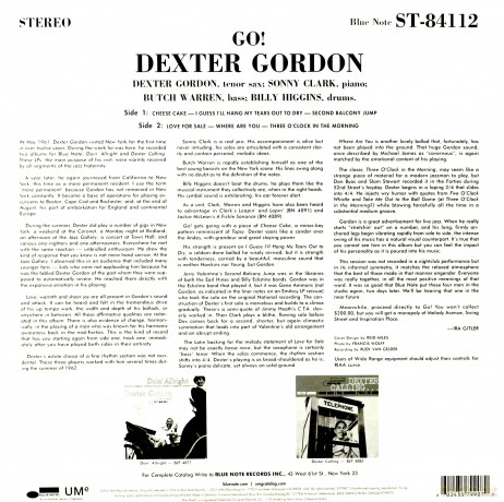Dexter Gordon: Go! /Classic [Winyl]