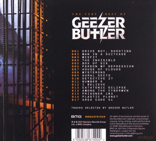 Geezer Butler: The Very Best Of Geezer Butler [CD]