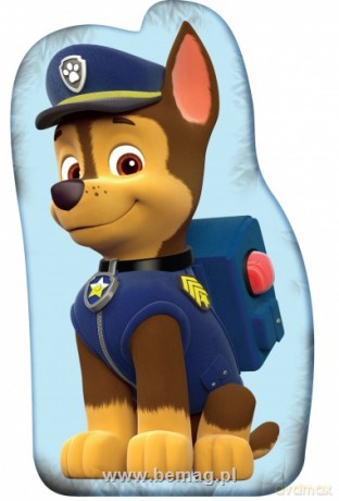 Poduszka kształtka licencyjna Paw Patrol Chase (Psi Patrol)