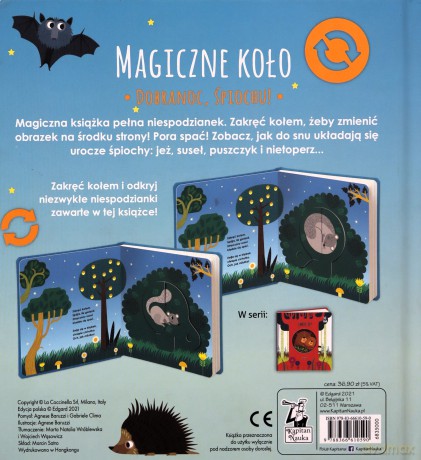 Dobranoc, śpiochu! Magiczne koło. Kapitan Nauka - Gabriele Clima, Agnese Baruzzi [KSIĄŻKA]