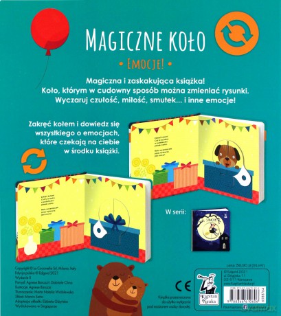 Emocje! Magiczne koło. Kapitan Nauka - Agnese Baruzzi, Gabriele Clima [KSIĄŻKA]