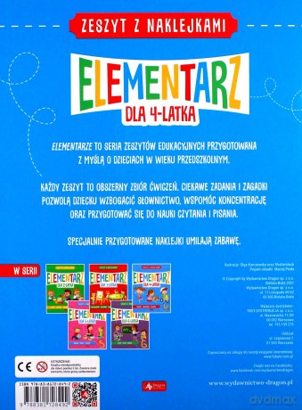 Mały elementarz 4-latka [KSIĄŻKA]