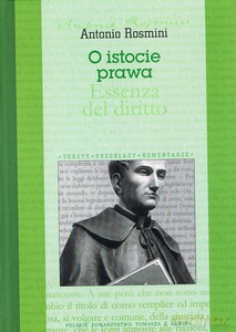 O istocie prawa. Essenza del diritto - Antonio Rosmini [KSIĄŻKA]