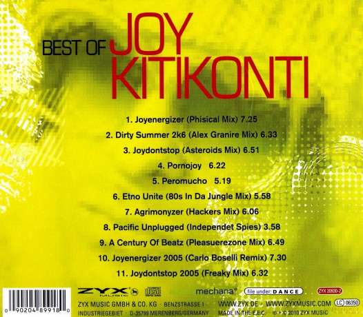 Best Of Joy Kitikonti [CD]