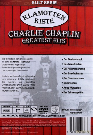 Charlie Chaplin - Greatest Hits [DVD]