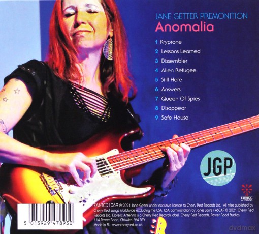 Jane Getter Premonition: Anomalia [CD]