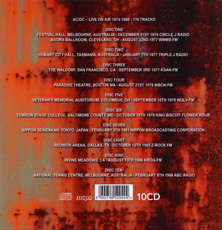 AC/DC: High Voltage Rock N Roll [10CD]