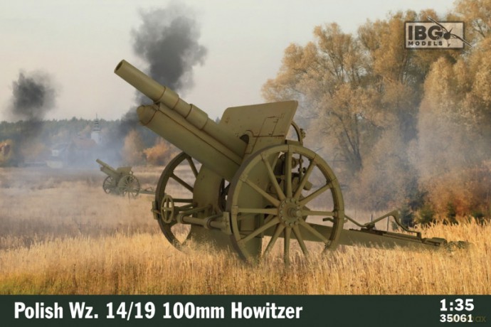 Model do sklejania Polish Wz. 14/19 100 mm Howitzer